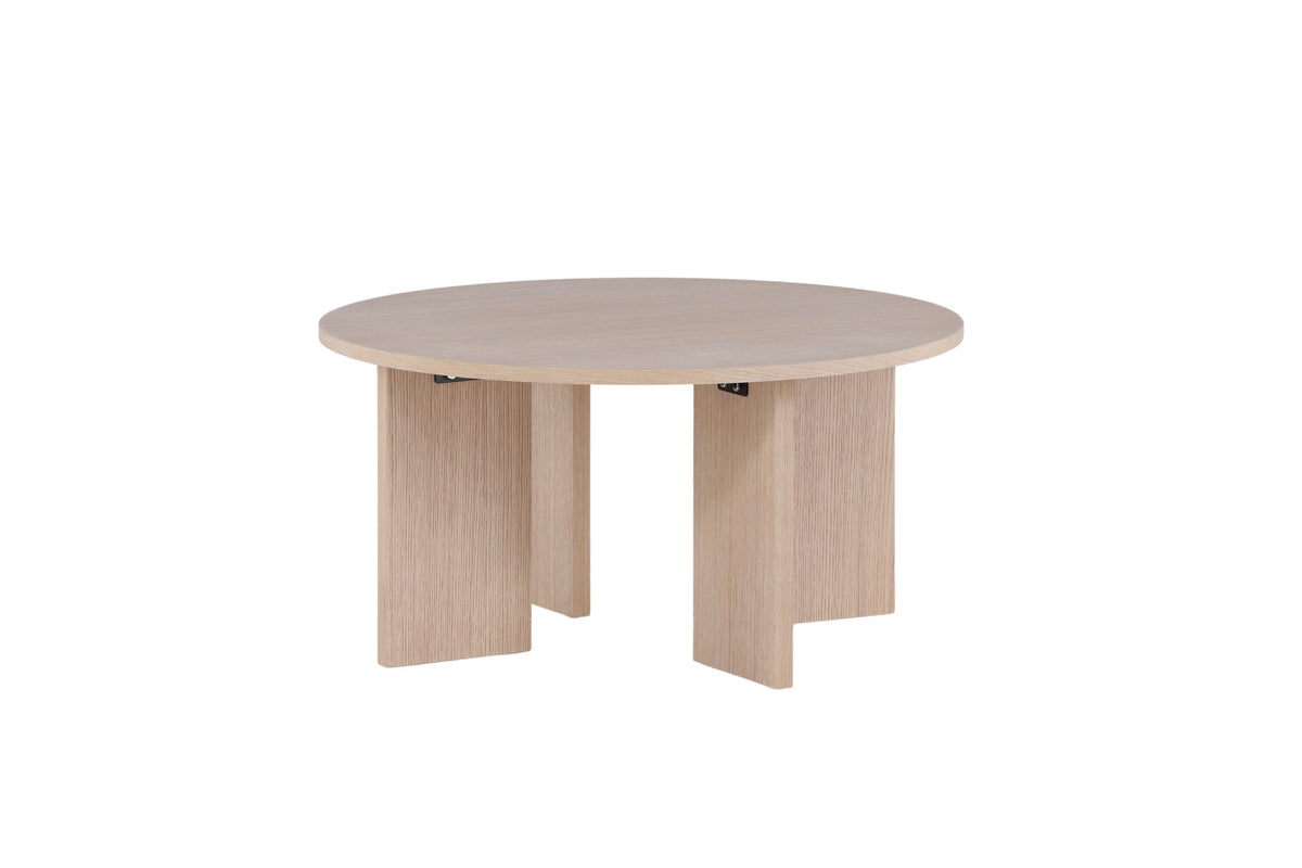 Askerön sofabord - Ø80 cm - hvidpigmenteret - billede 6