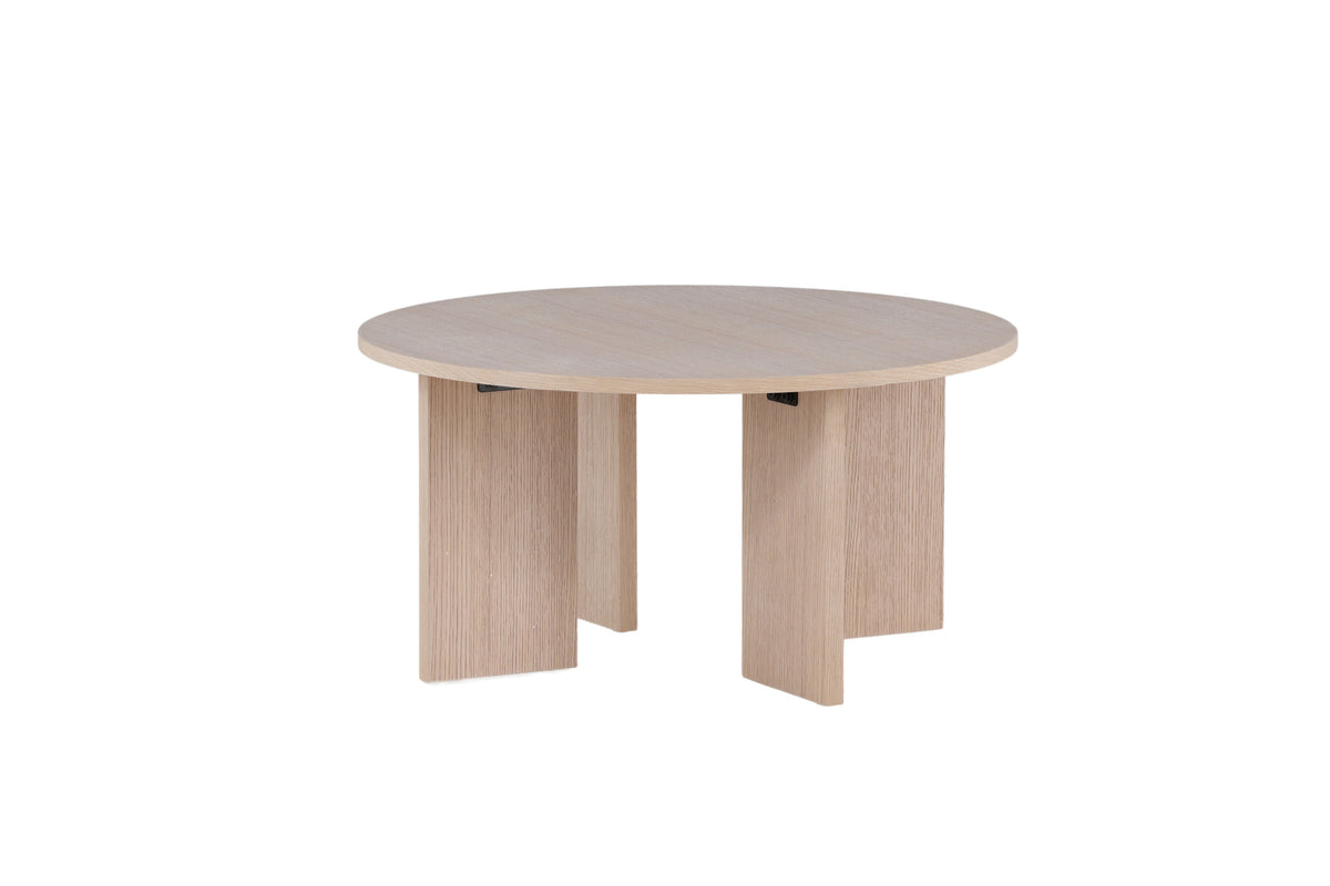 Askerön sofabord - Ø80 cm - hvidpigmenteret - billede 9