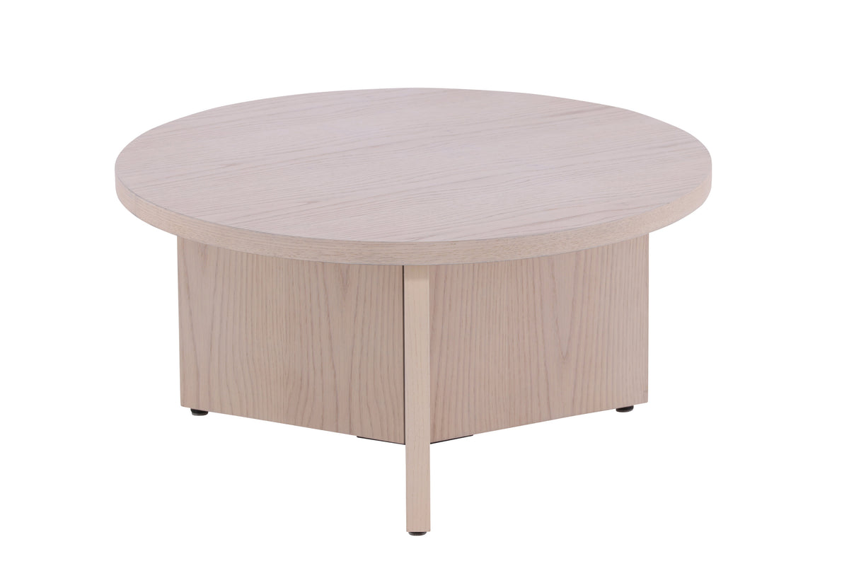 Saltö sofabord - Ø85 cm - hvidpigmenteret - billede 4