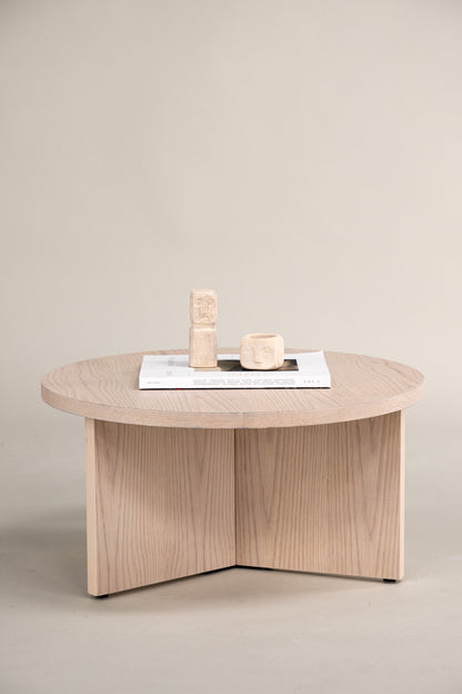 Saltö sofabord - Ø85 cm - hvidpigmenteret - billede 17