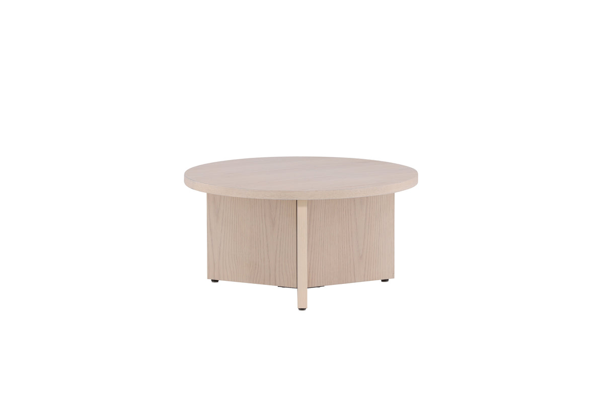 Saltö sofabord - Ø85 cm - hvidpigmenteret - billede 5