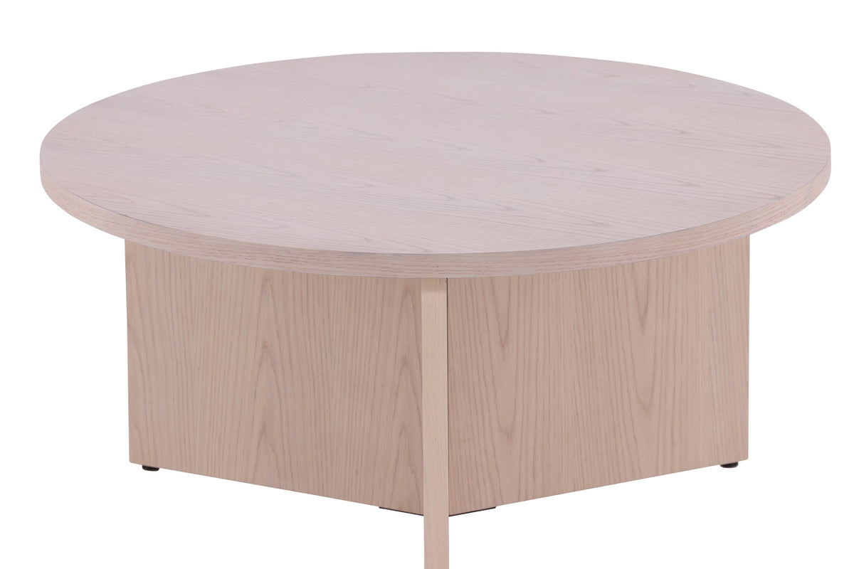 Saltö sofabord - Ø65 cm - hvidpigmenteret - billede 4