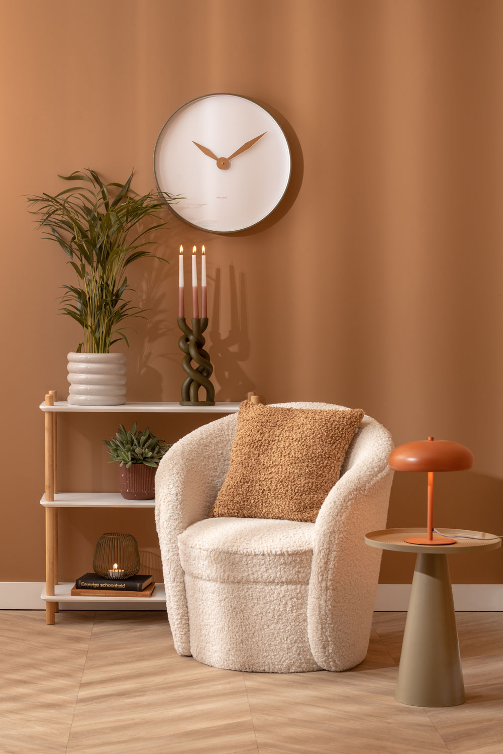 Karlsson vægur Albatross iron - Mosgrøn