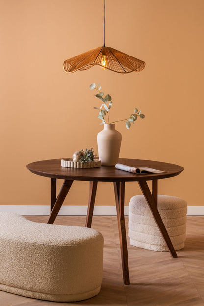 Leitmotiv Pendel lampe Sombra stor papirreb naturfarvet