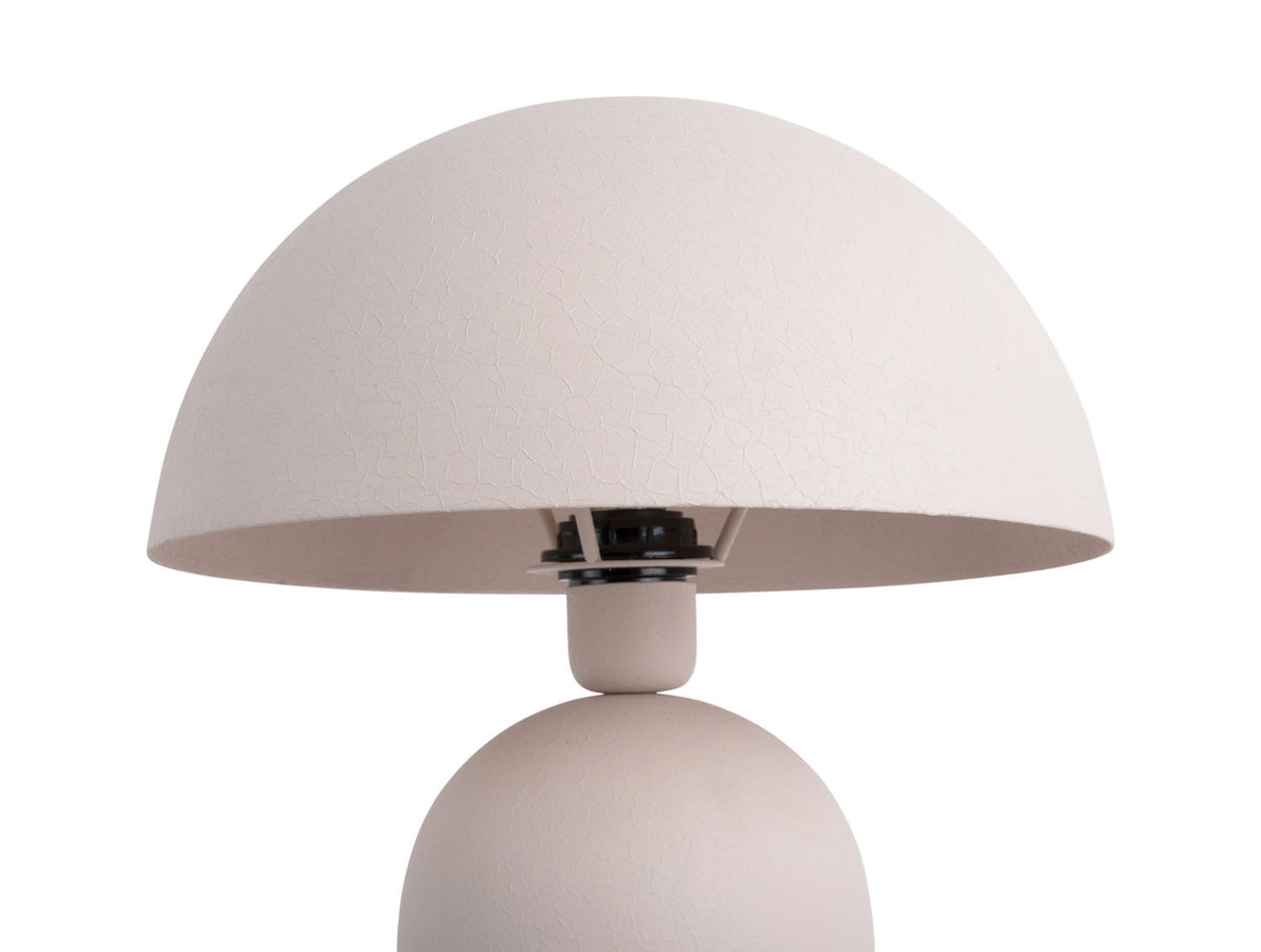 Leitmotiv bordlampe Boaz stor - varm grå