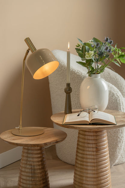 Leitmotiv bordlampe Smart - lysebrun