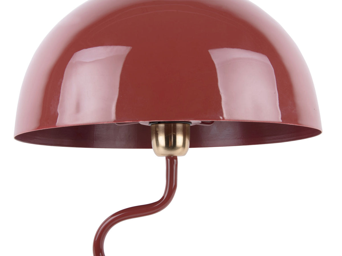 Leitmotiv bordlampe Twist - okkerrød