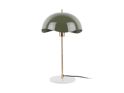 Leitmotiv bordlampe Waved Dome - junglegrøn