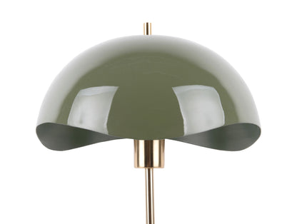 Leitmotiv bordlampe Waved Dome - junglegrøn