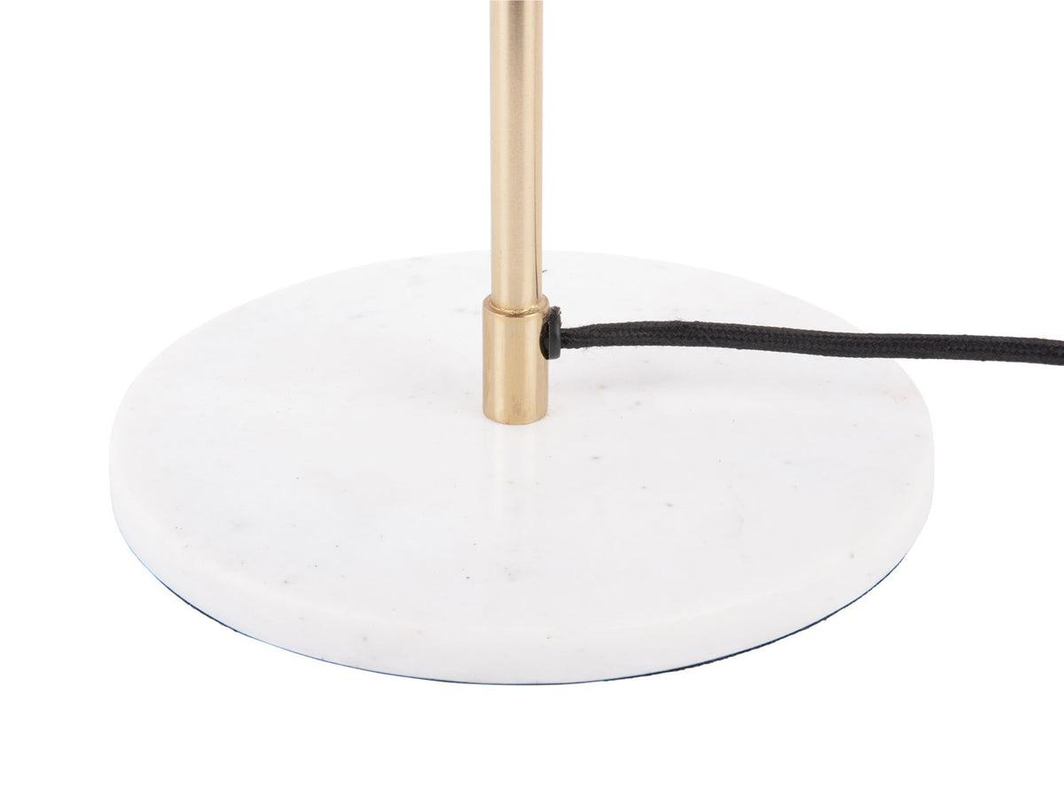 Leitmotiv bordlampe Waved Dome - junglegrøn