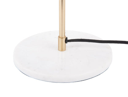 Leitmotiv bordlampe Waved Dome - junglegrøn