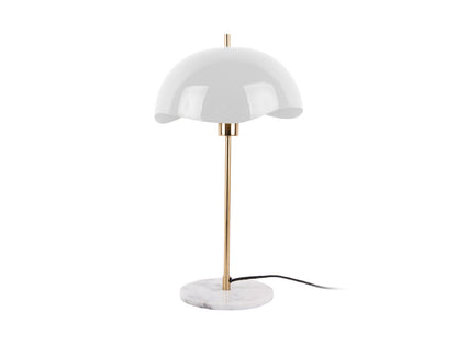 Leitmotiv bordlampe Waved Dome - hvid