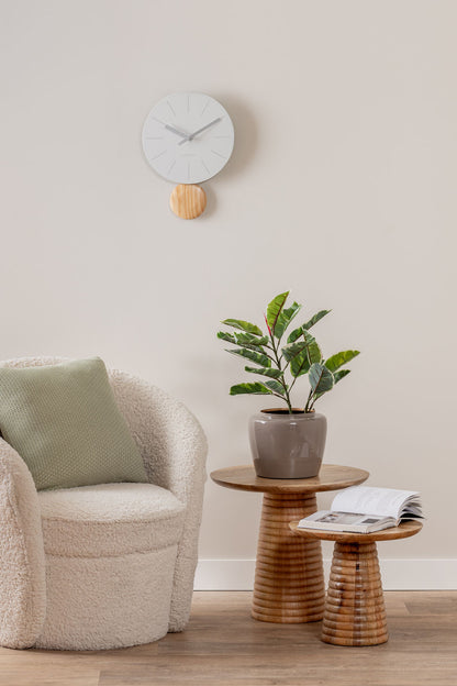 Karlsson vægur Arlo pendulum - Hvid