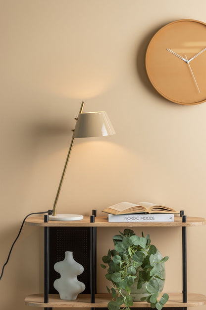 Leitmotiv bordlampe Savvy - lysebrun