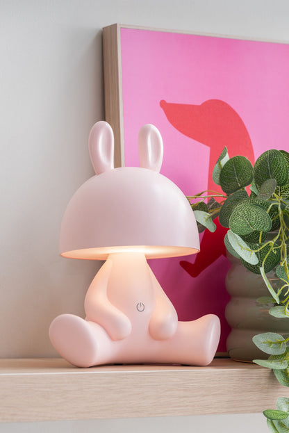 Leitmotiv Bordlampe Bunny LED pink