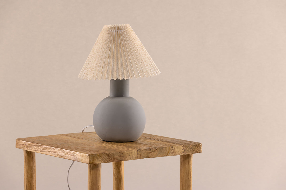 Älvsborg bordlampe - Ø25 cm - grå, brun - billede 15