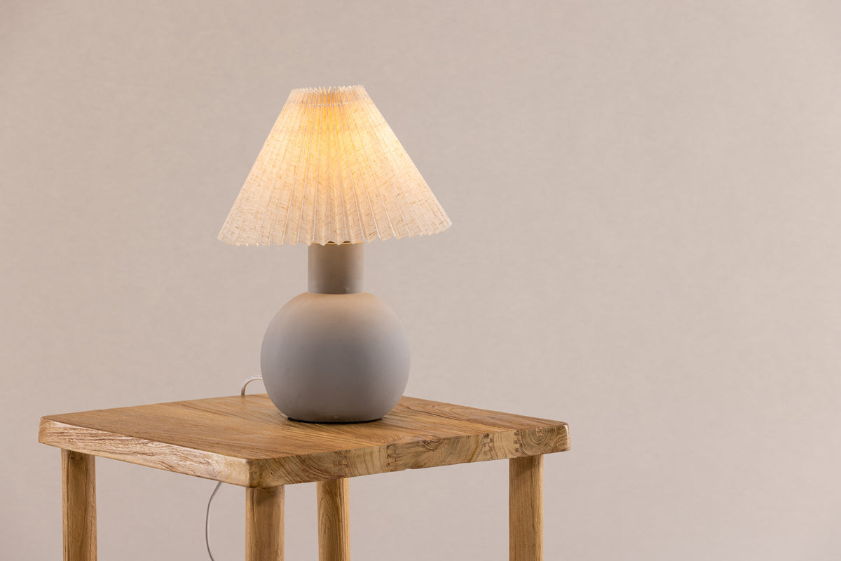 Älvsborg bordlampe - Ø25 cm - grå, brun - billede 16