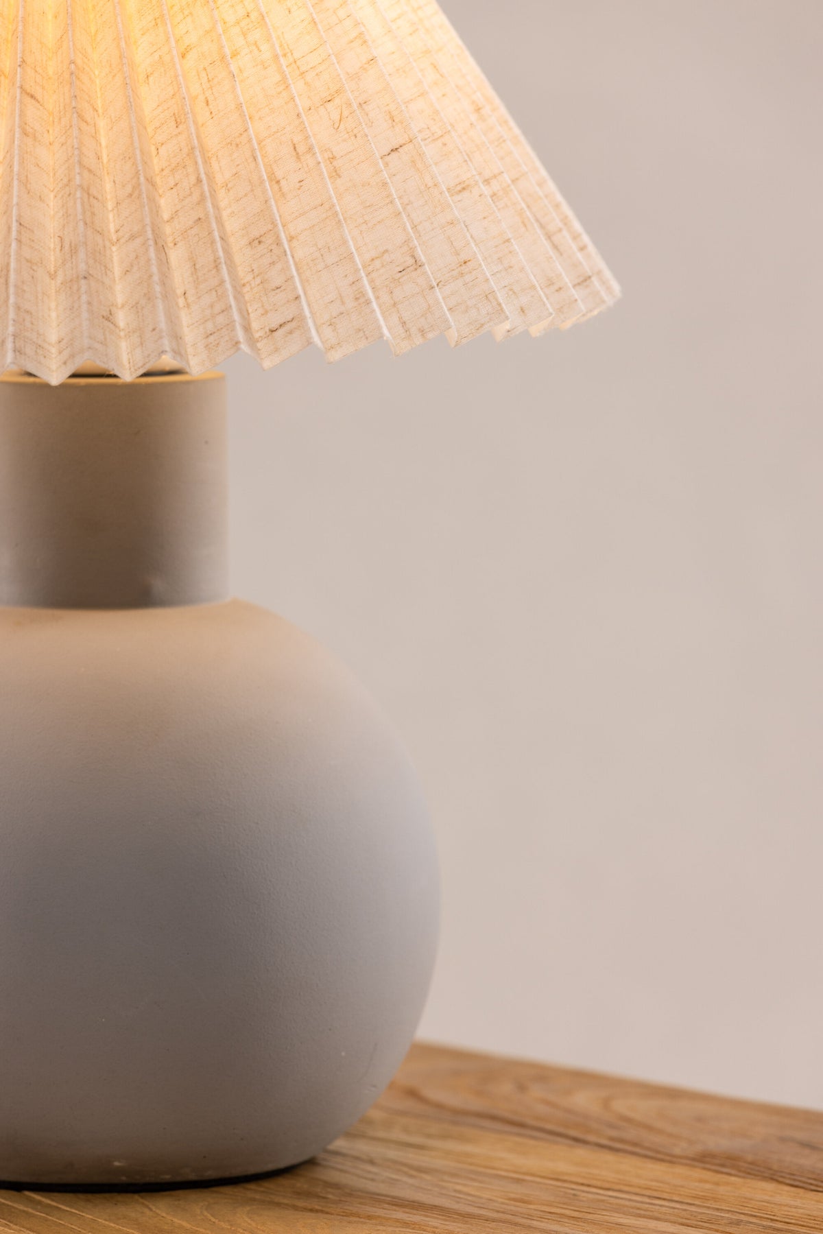 Älvsborg bordlampe - Ø25 cm - grå, brun - billede 22