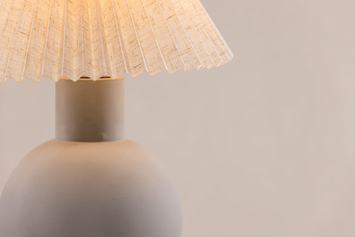 Älvsborg bordlampe - Ø25 cm - grå, brun - billede 18