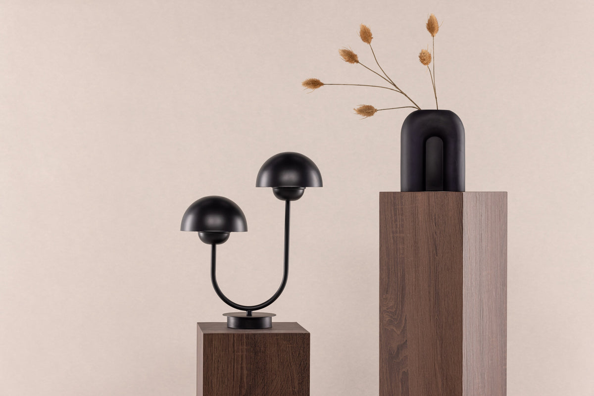 Lyckorna bordlampe - sort - billede 16