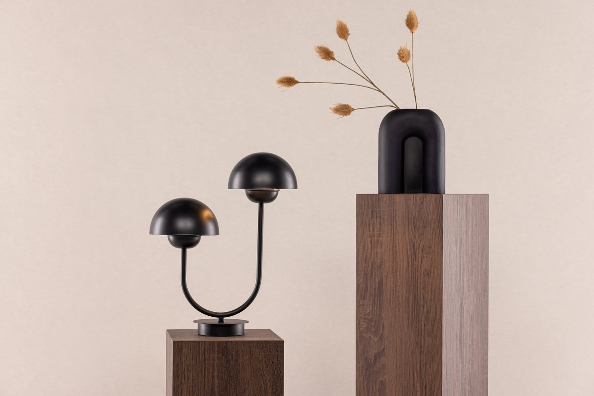 Lyckorna bordlampe - sort - billede 17