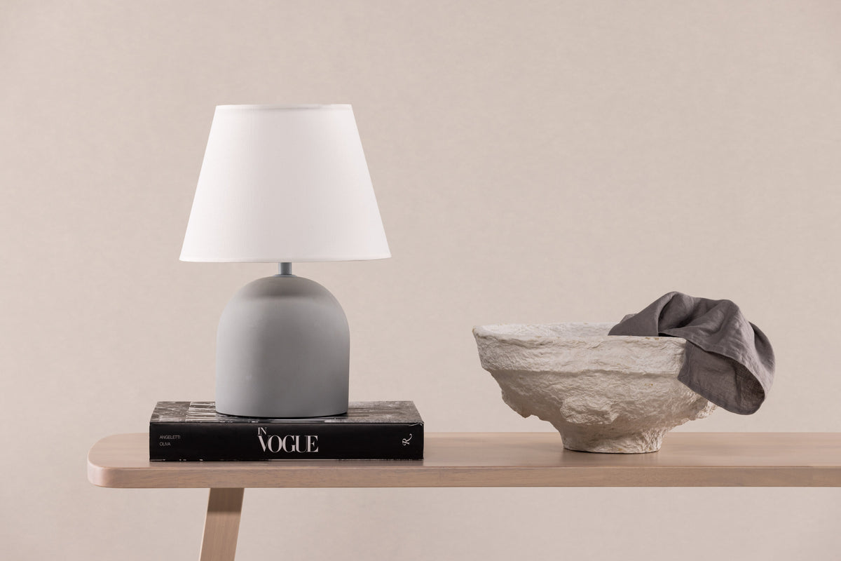 Styrsö bordlampe - Ø25 cm - beige, sort, grå - billede 15