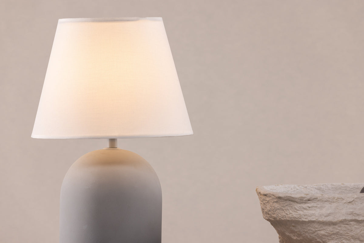 Styrsö bordlampe - Ø25 cm - beige, sort, grå - billede 17
