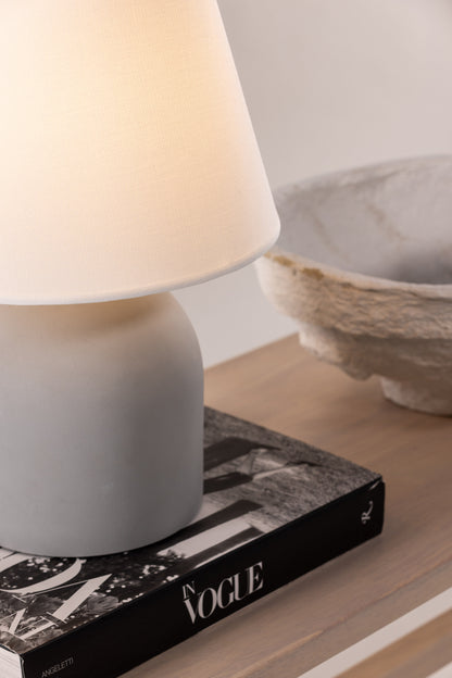Styrsö bordlampe - Ø25 cm - beige, sort, grå - billede 22