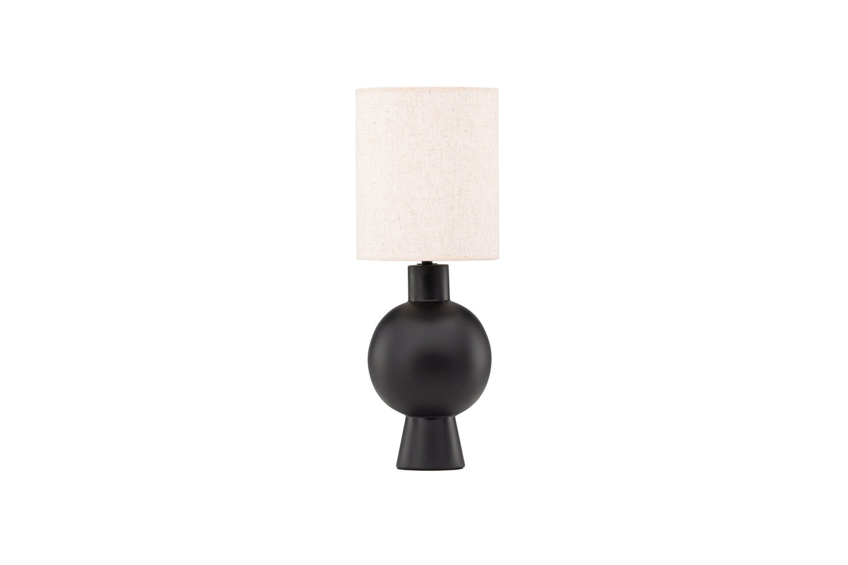 Mysterna bordlampe - beige, sort - billede 1
