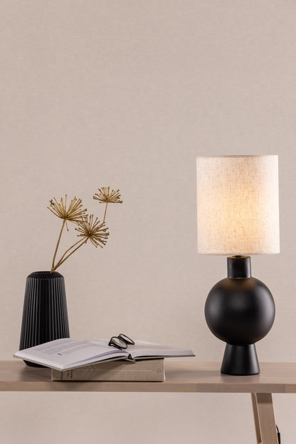 Mysterna bordlampe - beige, sort - billede 21