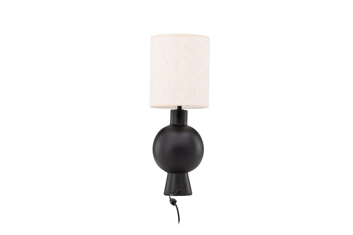 Mysterna bordlampe - beige, sort - billede 7