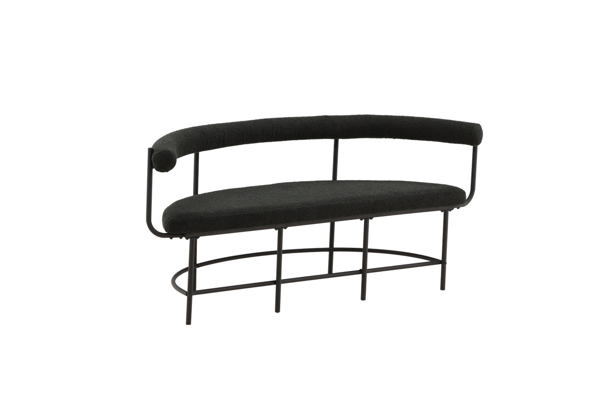 Stallhagen Sofabænk 51 x 75 x 165 Sort