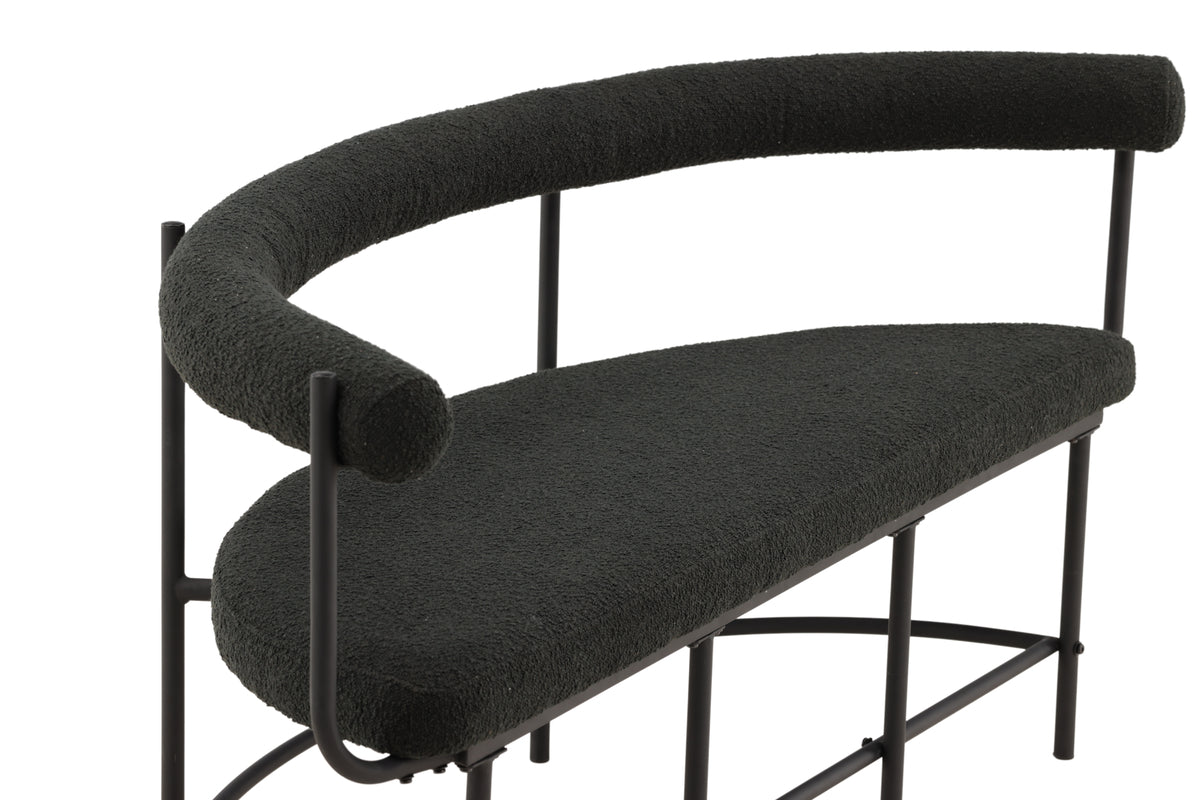 Stallhagen Sofabænk 51 x 75 x 165 Sort