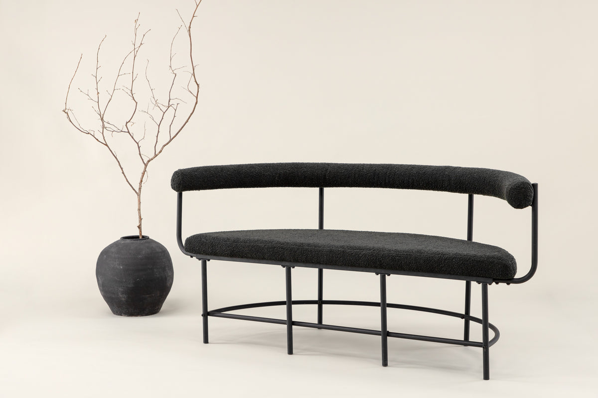 Stallhagen Sofabænk 51 x 75 x 165 Sort