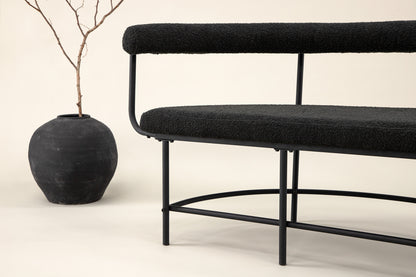 Stallhagen Sofabænk 51 x 75 x 165 Sort