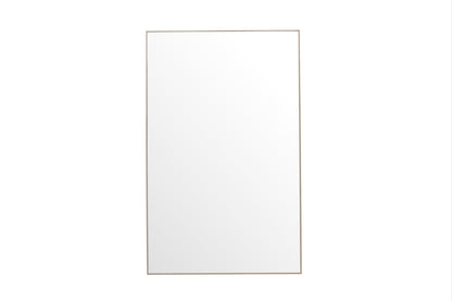 Orlando spejl - beige, sølv - billede 1
