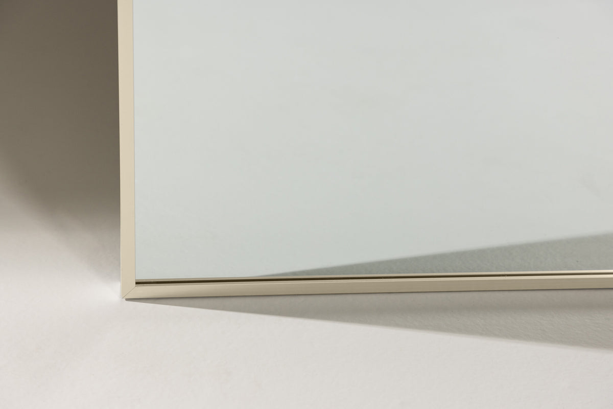 Orlando spejl - beige, sølv - billede 5