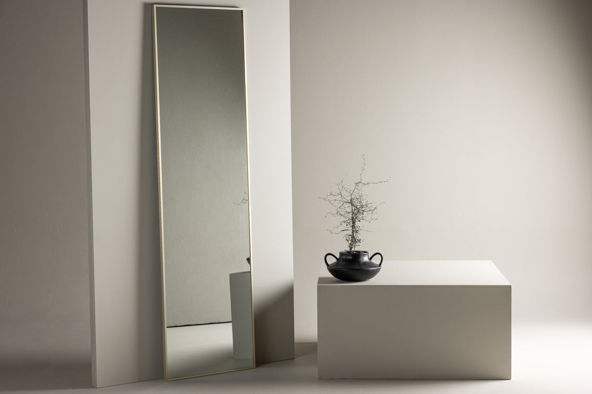 Orlando spejl - beige, sølv - billede 4