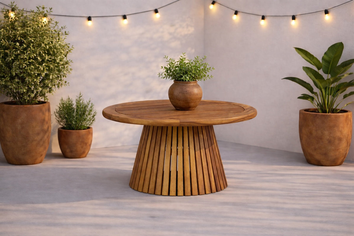 Lumpur sofabord - Ø70 cm - natur - billede 14
