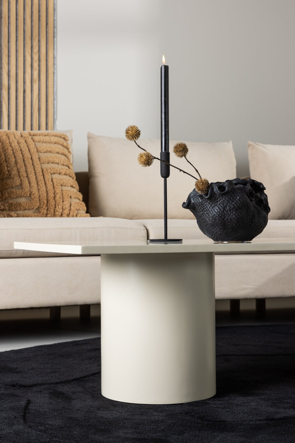 Sandvika sofabord - 120 × 50 cm - beige - billede 17