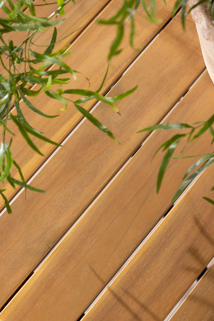 Holmbeck havebord - 200 × 90 cm - sort, natur - billede 20