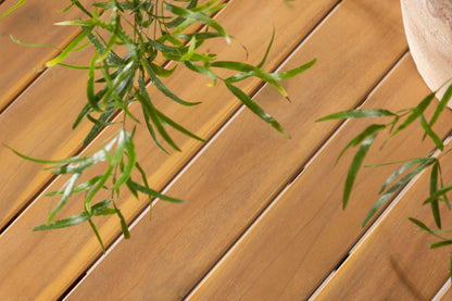 Holmbeck havebord - 200 × 90 cm - sort, natur - billede 16
