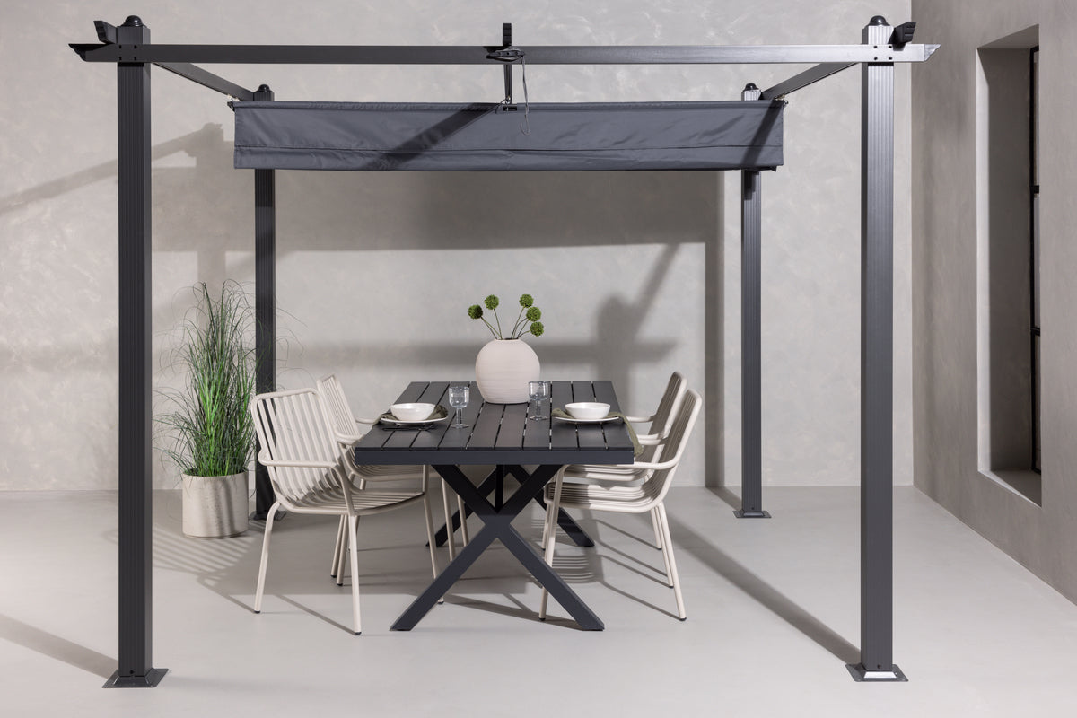 Lazio Pergola 295 x 250 x 295 Grå