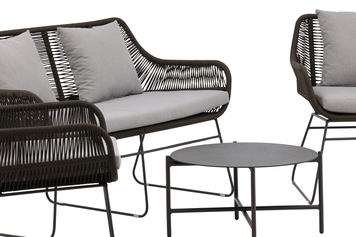 Davao Sofasæt Grå/Brun