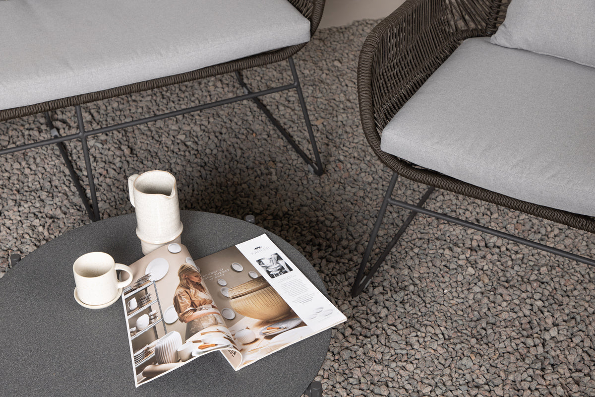 Davao Sofasæt Grå/Brun