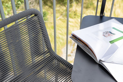 Lindos Barstol 2 stk Mørk Grå