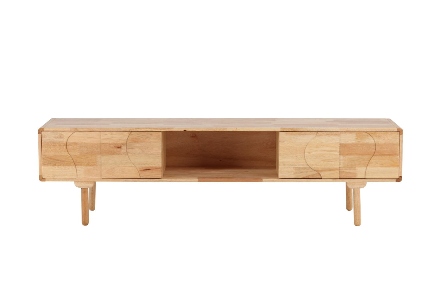 Skärhamn TV Skænk 200 x 45 x 55 cm - Natur Gummitræ