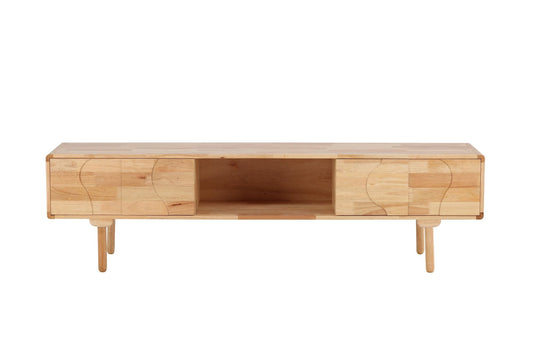 Skärhamn TV Skænk 200 x 45 x 55 cm - Natur Gummitræ
