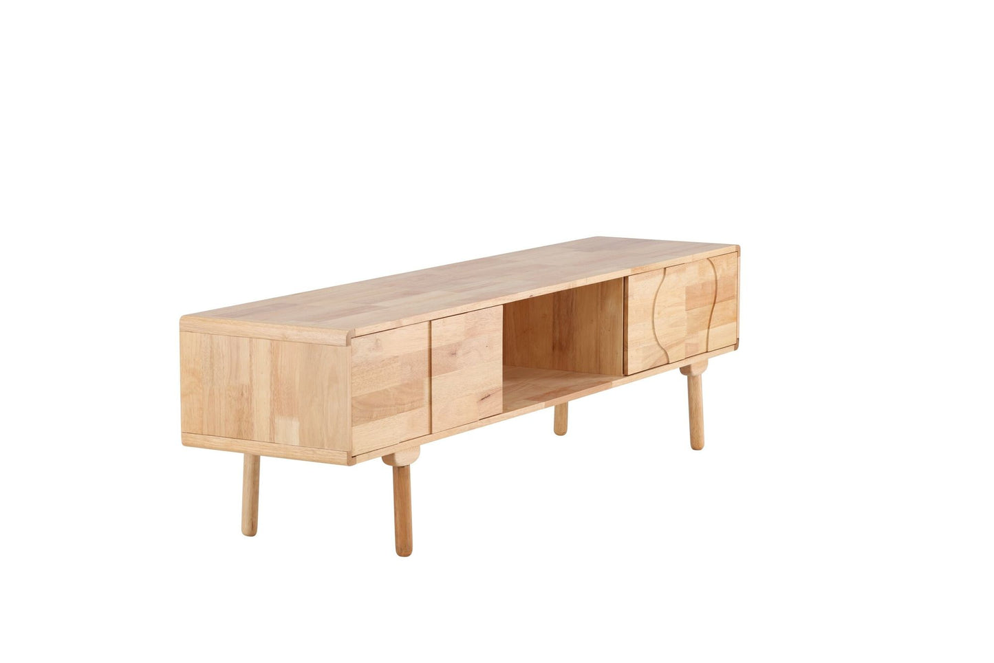 Skärhamn TV Skænk 200 x 45 x 55 cm - Natur Gummitræ