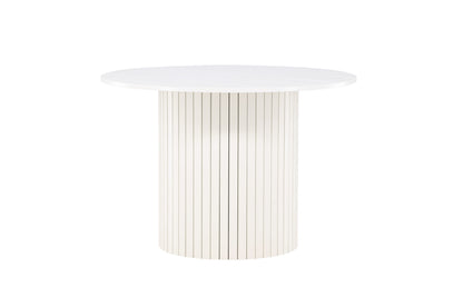 Härön rundt spisebord - Ø110 cm - hvid - billede 1